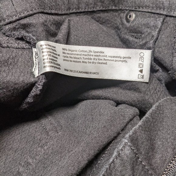 Eileen Fisher Organic Cotton Skinny Ankle Black Jeans Denim - Picture 9 of 15